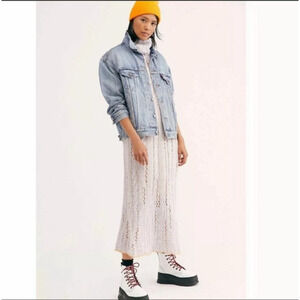 Free People Lilac Pirouette Oversized Cowl Neck Sweater Tunic